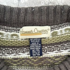 Vintage grandpa sweater, light fabric with a breathable neckline.